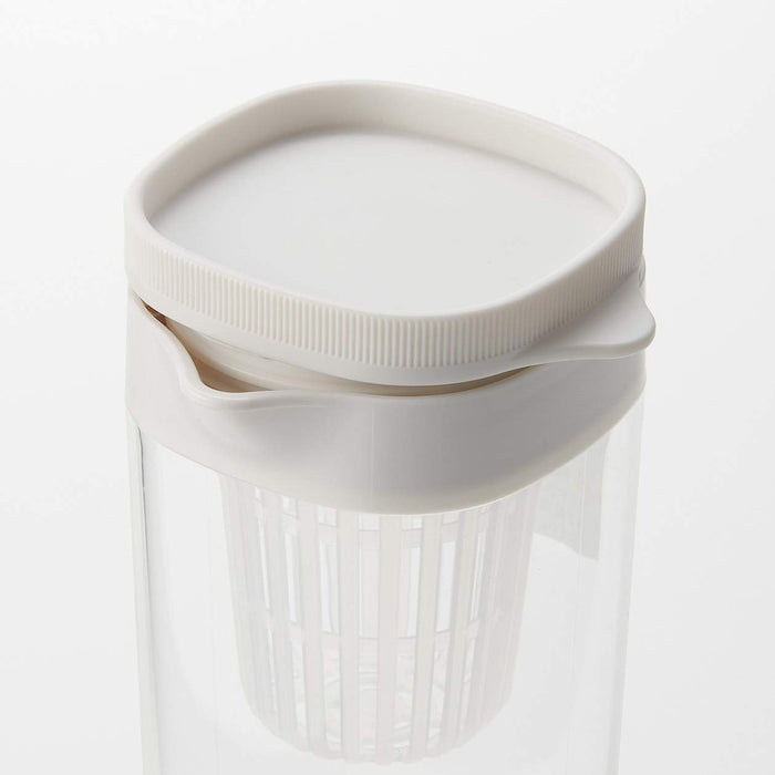 Mujirushi Ryohin 1L Acrylic Water Bottle - Convenient Door Pocket Design-Kiichin - The #1 Place for Japanese Goods in Your Hand!