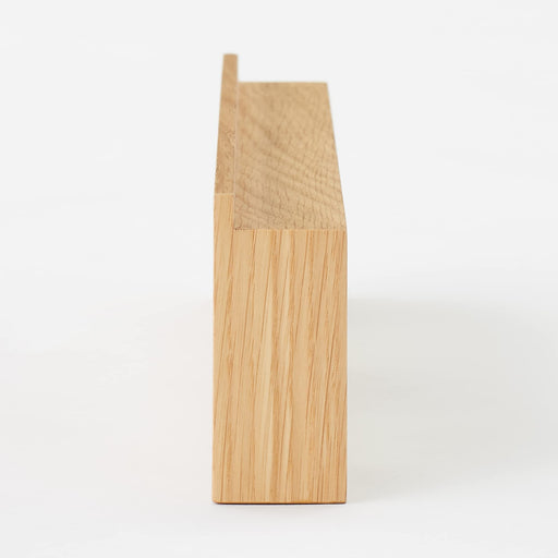 Mujirushi Ryohin Oak Wood Wall-Mounted Furniture 44x4x9cm - Made in Japan-Kiichin - The #1 Place for Japanese Goods in Your Hand!