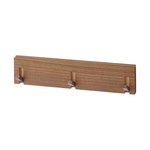 Mujirushi Ryohin Wall Hangers - Walnut 44X2.5X10Cm-Kiichin - The #1 Place for Japanese Goods in Your Hand!