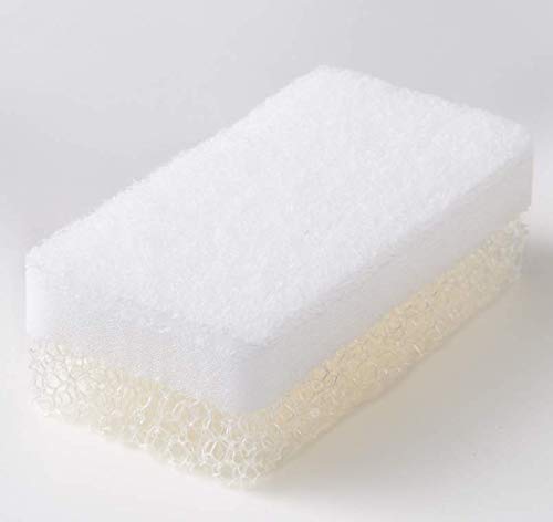 Muji 3-Layer Foam Sponge Set - 3Pcs, 6x12x3.5cm - Japan's Popular Classic-Kiichin - The #1 Place for Japanese Goods in Your Hand!