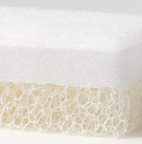 Muji 3-Layer Foam Sponge Set - 3Pcs, 6x12x3.5cm - Japan's Popular Classic-Kiichin - The #1 Place for Japanese Goods in Your Hand!
