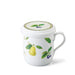Narumi Pear Mug with Lid, Tea Strainer & Microwave Safe-Kiichin - The #1 Place for Japanese Goods in Your Hand!