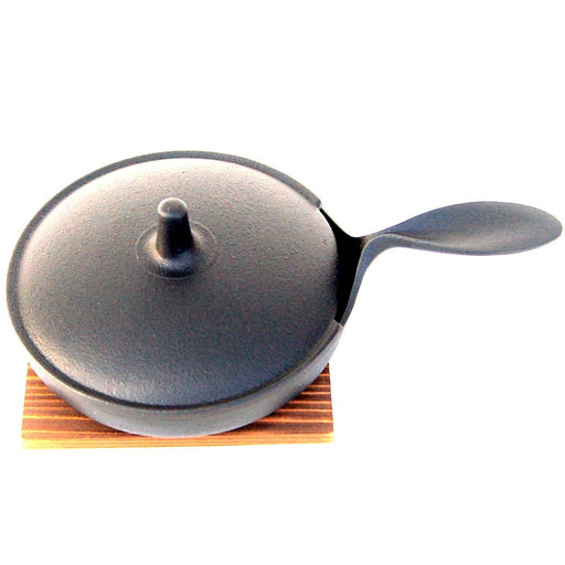 Ogasawara Rikucho Japan Nanbu Tekki Mini Frying Pan - Lid Included-Kiichin - The #1 Place for Japanese Goods in Your Hand!