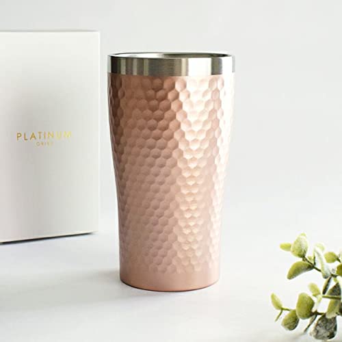 Oribe Japan Platinum Pink Thermo Tumbler - Vacuum Insulated Gift Box for Cold Beverages-Kiichin - The #1 Place for Japanese Goods in Your Hand!