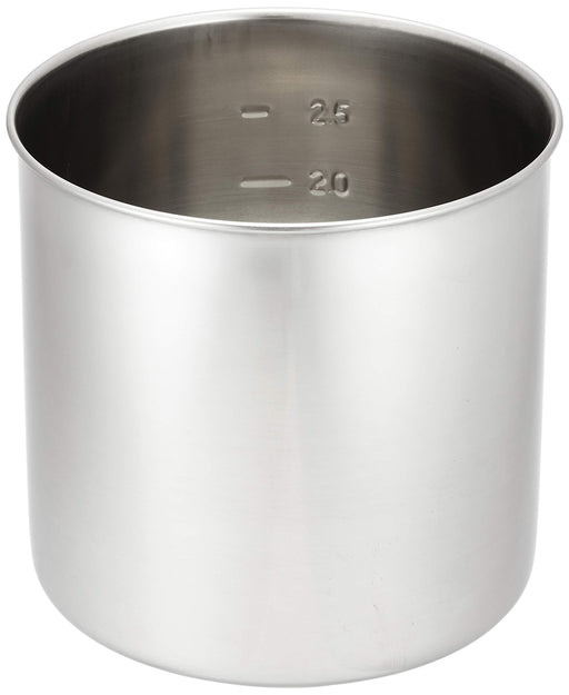 Endo Shoji Oya Seisakusho Akt13016 16Cm Japanese Steel Kitchen Pot with Scale-Kiichin - The #1 Place for Japanese Goods in Your Hand!
