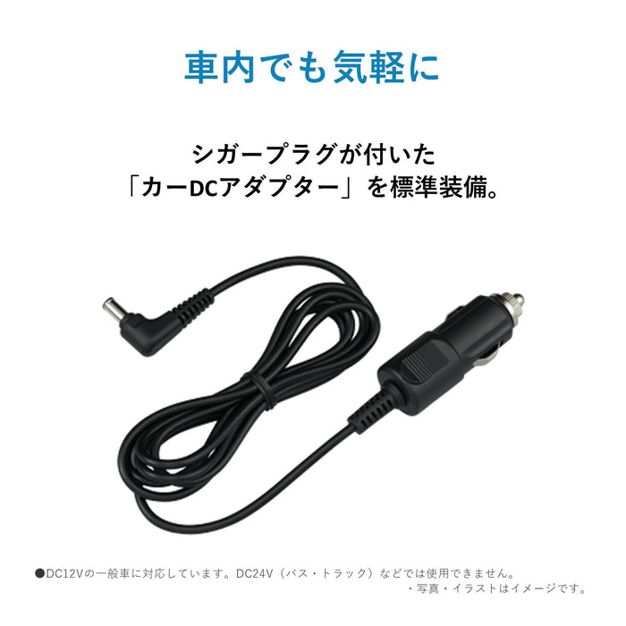 Panasonic Nanoe Generator F-Gmk01-K Chrome Black - Compact Clean Air Car/Desk (Adapter Sold Separately)-Kiichin - The #1 Place for Japanese Goods in Your Hand!