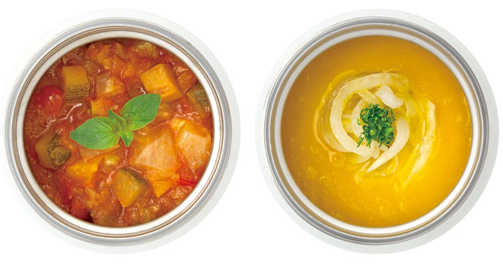 Peacock Thermos Industry Coral Red Food Jar - 0.3L Heat Retention Lkb-301 R-Kiichin - The #1 Place for Japanese Goods in Your Hand!