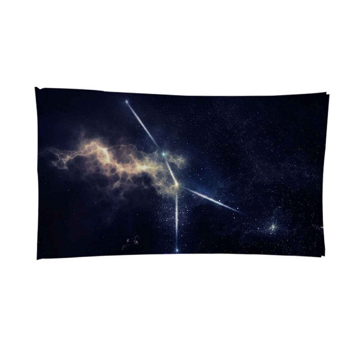 Pghawxz Microfiber Black Starry Sky 3D Beach Towel - Quick Dry & Sandproof-Kiichin - The #1 Place for Japanese Goods in Your Hand!