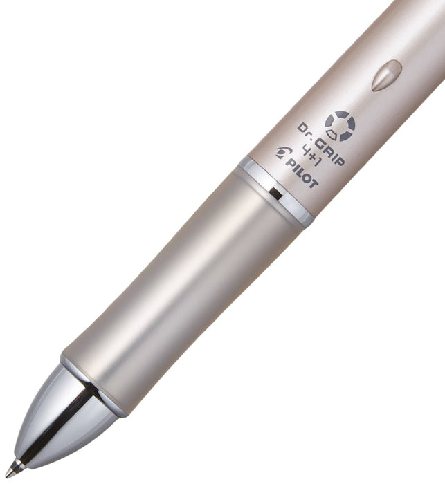 Pilot Doctor Grip 4+1 4-Color Ballpoint Pen - Champagne Gold, 0.7mm & 0.5mm-Kiichin - The #1 Place for Japanese Goods in Your Hand!
