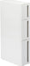 Sanka Japan Stranti Casters Gap Storage 17Cm 3-Tier White Kitchen Rack 85Cm Stackable - Locking & Fall Prevention-Kiichin - The #1 Place for Japanese Goods in Your Hand!