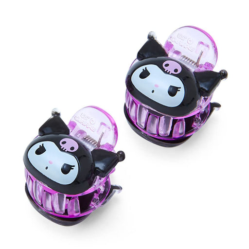 Japan's Exclusive Sanrio Kuromi Hair Clip Set - Clear Mini Clips-Kiichin - The #1 Place for Japanese Goods in Your Hand!