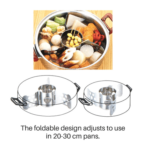 Sekikawa Stainless Steel Casserole Divider - Versatile Oden Separator-Kiichin - The #1 Place for Japanese Goods in Your Hand!