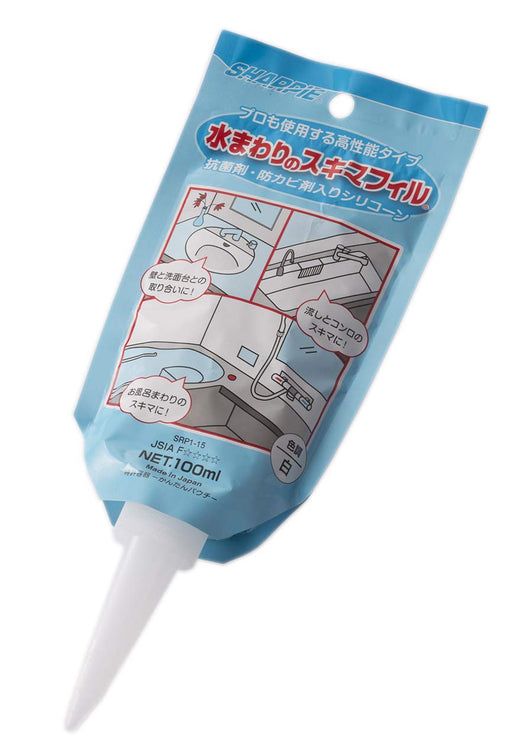 Sharp Chemical Japan Waterproof Seal Repair for Bathroom Sink/Bathtub 100ml-Kiichin - The #1 Place for Japanese Goods in Your Hand!