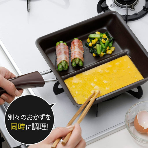 Shimomura Kihan 31370 Double Grill Iron Frying Pan-Kiichin - The #1 Place for Japanese Goods in Your Hand!