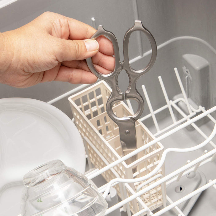 Shimomura Kogyo Safety Kitchen Shears Sok-01 Stainless Steel-Kiichin - The #1 Place for Japanese Goods in Your Hand!