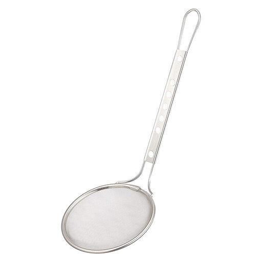 Shinetsu Works Japan 18Cm Stainless Steel Mesh Oil Skimmer - Fine Grade-Kiichin - The #1 Place for Japanese Goods in Your Hand!