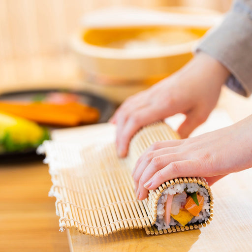 Shinko Bright Sudare Bamboo Sushi Rolling Mat - 30cm Thin Strips-Kiichin - The #1 Place for Japanese Goods in Your Hand!