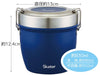 Skater Japan 800Ml Bento Box - Insulated Stainless Steel - Antibacterial - Blue (Stlbd8Ag-A)-Kiichin - The #1 Place for Japanese Goods in Your Hand!