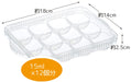 Skater Japan Baby Food Storage Tray - 12 Blocks (Trmr12N-A)-Kiichin - The #1 Place for Japanese Goods in Your Hand!