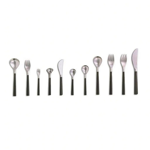 Authentic Japanese Nihon Yoshokki 14Cm Teaspoon with Black Handle-Kiichin - The #1 Place for Japanese Goods in Your Hand!