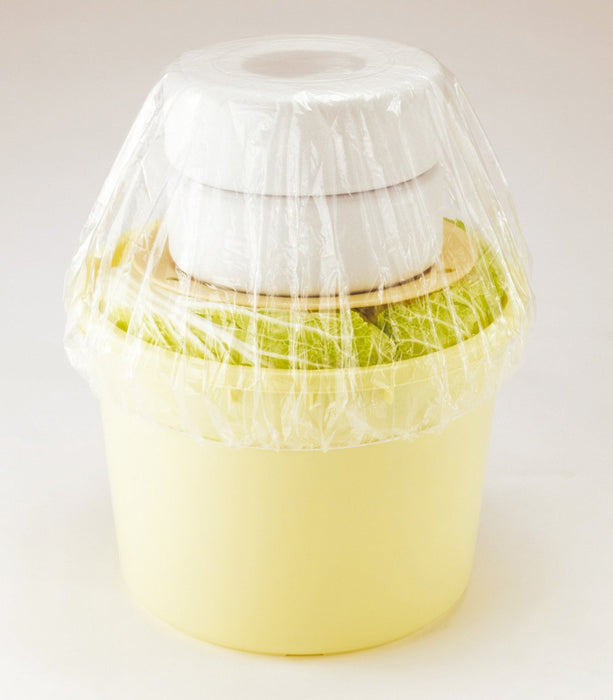 Squirrel Ivory Pickle Barrel with Push Lid - Made in Japan-Kiichin - The #1 Place for Japanese Goods in Your Hand!