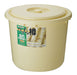 Squirrel 80L Tsukemono Barrel S 80 Type - Authentic Japanese Ivory Pickling Barrel with Lid-Kiichin - The #1 Place for Japanese Goods in Your Hand!