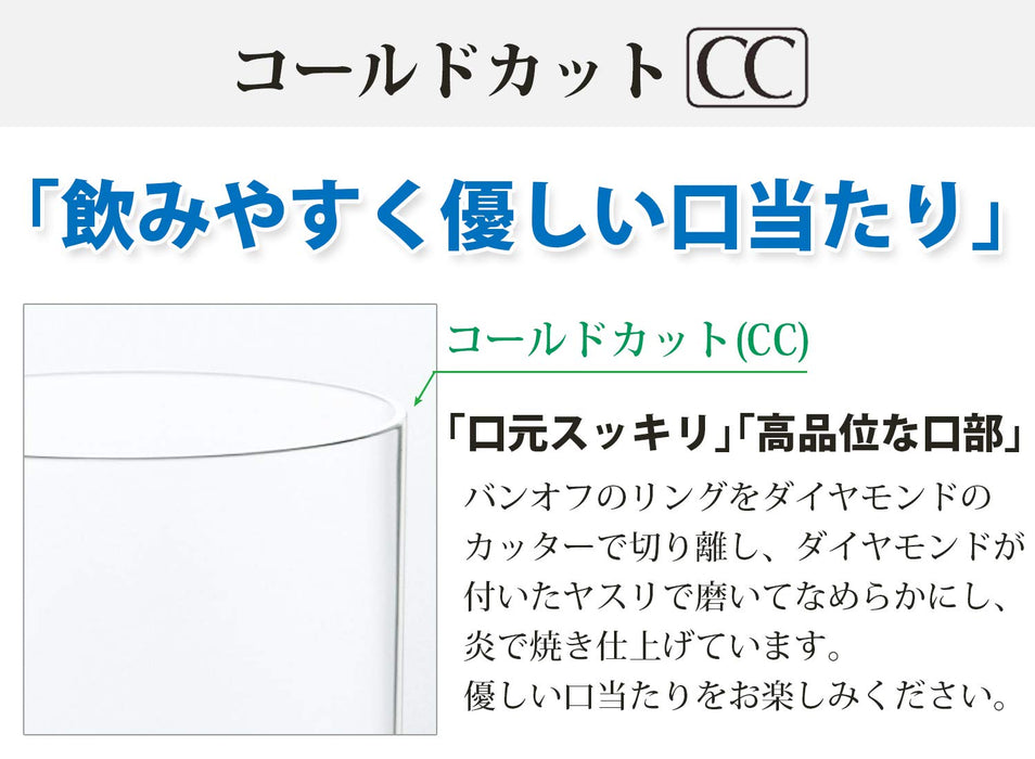 Toyo Sasaki Glass Jirori Cold Sake Vessels - 3Pc Set (360Ml 100Ml)-Kiichin - The #1 Place for Japanese Goods in Your Hand!