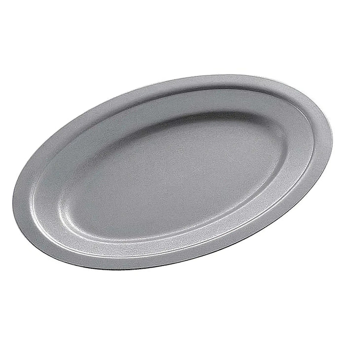 Aoyoshi Japan Vintage Inox Stainless Steel Oval Plate - 268mm-Kiichin - The #1 Place for Japanese Goods in Your Hand!