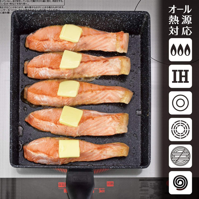 Wahei Freiz 20X24Cm Square Frying Pan - IH/Gas Compatible - RB-1767-Kiichin - The #1 Place for Japanese Goods in Your Hand!