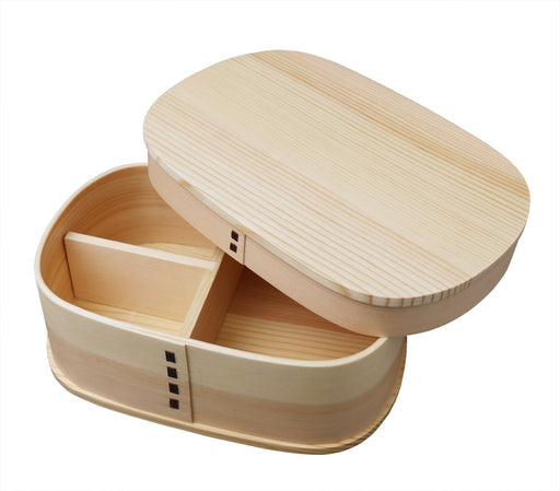 Ruozhao Japanese Magewappa Rectangular Single Tier Lunch Box - WP09W-Kiichin - The #1 Place for Japanese Goods in Your Hand!