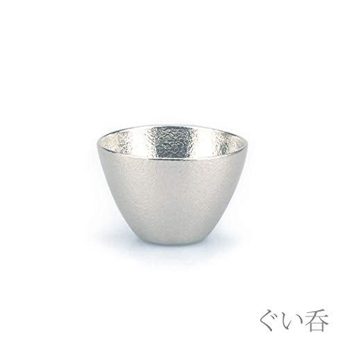 Teshigoto Club Set of 2 Sake Cups in Japanese Paper Tin & Gold - Paulownia Box-Kiichin - The #1 Place for Japanese Goods in Your Hand!