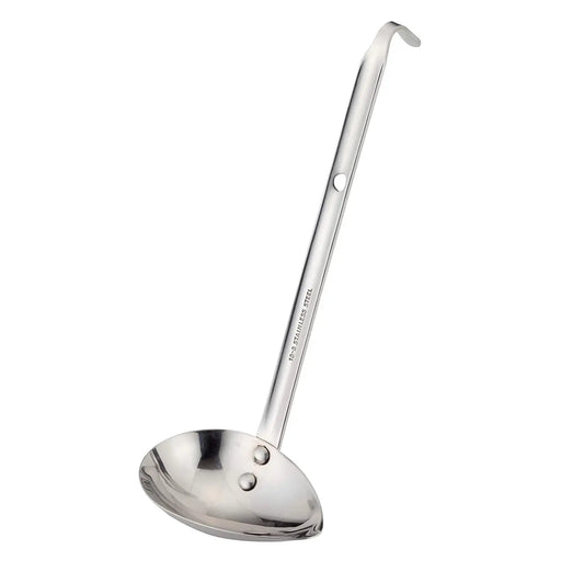 Yukiwa Stainless Steel 20ml Short Ladle - Efficient Side-Scooping Tool-Kiichin - The #1 Place for Japanese Goods in Your Hand!