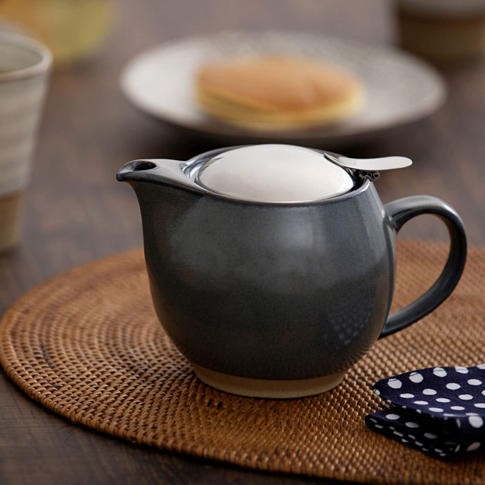 Zero Japan Stone Gray Teapot - 450Cc Universal BBN-02 SGR-Kiichin - The #1 Place for Japanese Goods in Your Hand!