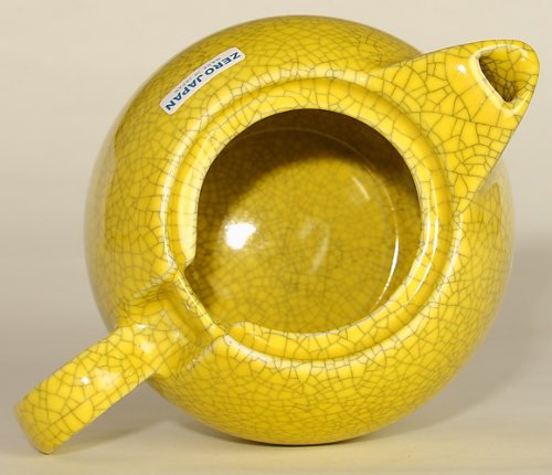 Zero Japan 5 Crackle Colors Teapot - Sky Yellow (W166xD120xH115mm)-Kiichin - The #1 Place for Japanese Goods in Your Hand!